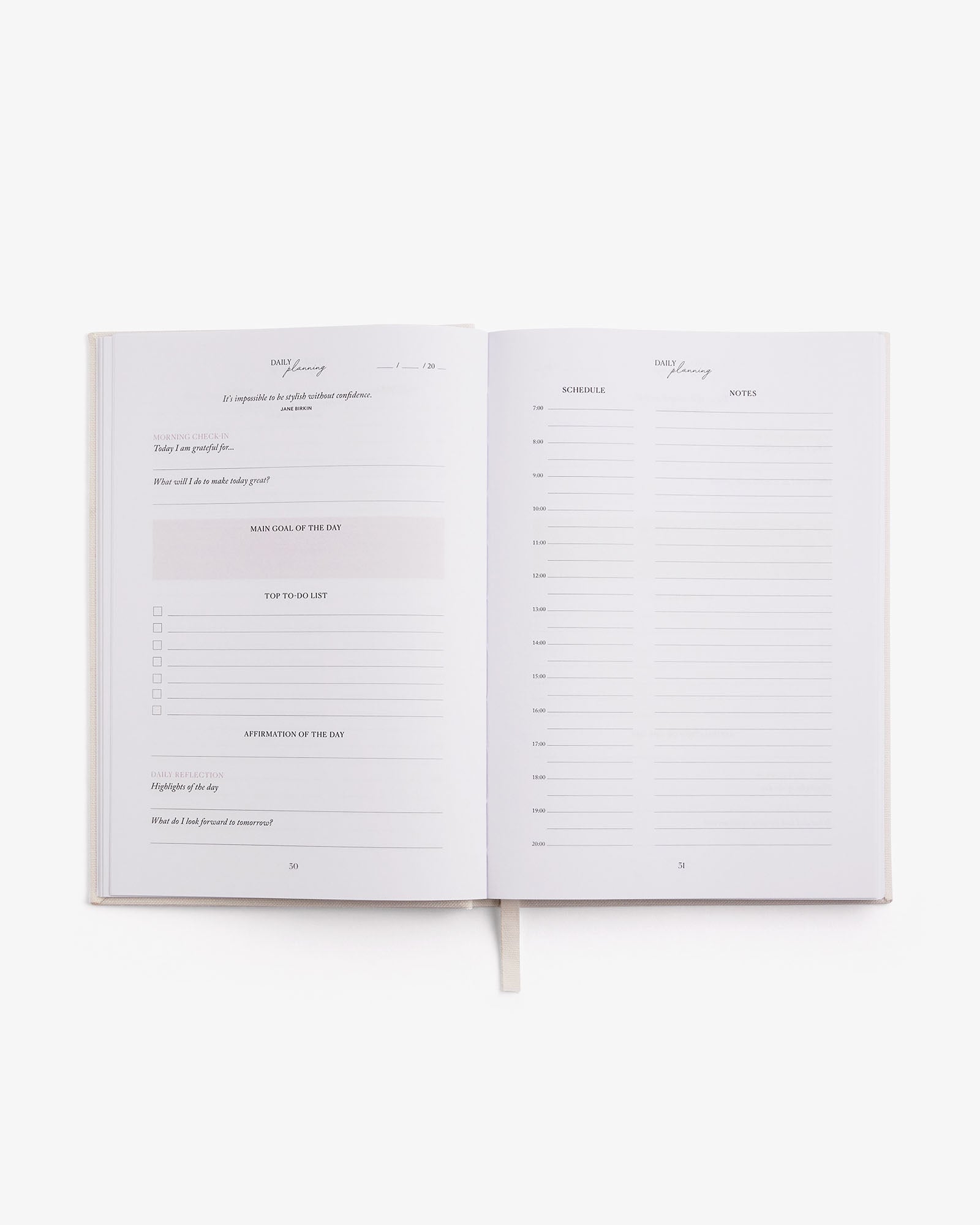 LIFE&Style Planner - Off-White